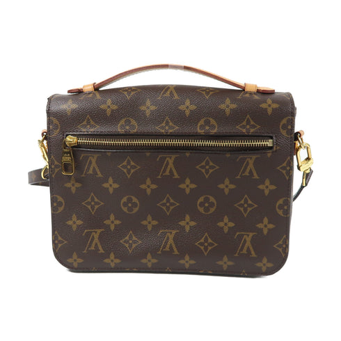 LOUIS VUITTON LV GHW Pochette Metis MM 2 Way Bag M44875 Monogram Brown