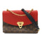 LOUIS VUITTON LV GHW Saint Placide Chain Shoulder Bag M43713 Monogram Brown/Red v1