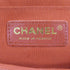 CHANEL Herringbone CC GHW Chain Shoulder Bag Calfskin Leather Red