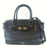 COACH SHW 2 Way Bag Calfskin Leather