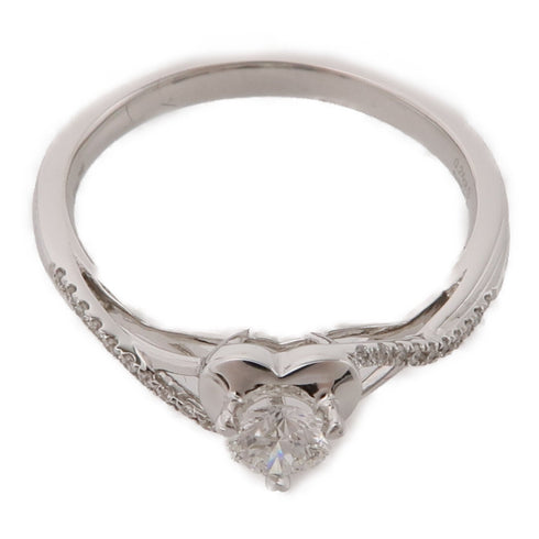 JEWELRY Diamond Ring Accessories US#6.5 18K White Gold