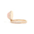 HERMES Diamond Ring US#6 18K Pink Gold