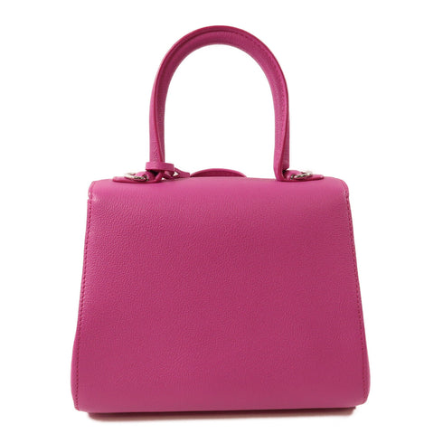 DELVAUX SHW Brilliant Mini 2 Way Shoulder Bag Calfskin Leather
