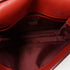 TOD'S SHW Chain Shoulder Bag Calfskin Leather Red