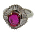 FINE JEWELRY 1.47ct Ruby 0.73ct Diamond Ring US#5.75 PT900 Platinum