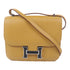 HERMES PHW Constance Mini Shoulder Bag Veau Epsom Leather Sesame Noir