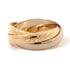 CARTIER Trinity Ring 18K Yellow Gold/White Gold/Rose Gold US#4.5