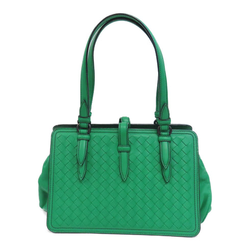 BOTTEGA VENETA BV Shoulder Bag Intrecciato Lambskin Leather Green