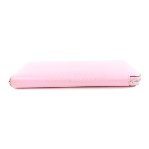 HERMES PHW Azap Long Silkin Zipped Wallet Veau Epsom Leather Pink
