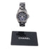 CHANEL CC J12 Automatic Watch H3406 Stainless Steel Black