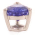 Jewelry 1.5ct Tanzanite 0.02ct Diamond Pendant Top 6.4g PT950 Platinum