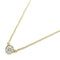 TIFFANY&CO By the Yard Diamond Necklace 18K Yellow Gold 2.0g