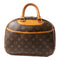 LOUIS VUITTON LV GHW Trouville Hand Bag M42228 Monogram Brown v1