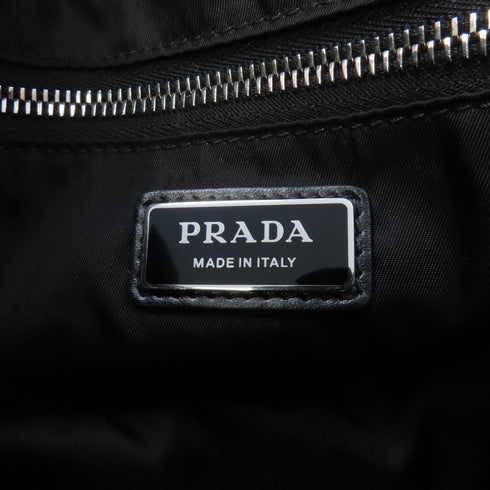 PRADA SHW Tessuto Shoulder Bag Nylon Black