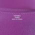 HERMES PHW Constance Mini Shoulder Bag Evercolor Leather Anemone Purple