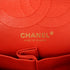 CHANEL CC GHW 2.55 Chain Shoulder Bag Canvas Red
