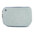HERMES PHW Echappee Pouch Fabric Blue/Green