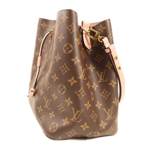 LOUIS VUITTON LV GHW Neo Noe 2 Way Bag M44022 Monogram Brown/Pink