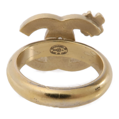 CHANEL CC Ring Metal US#5.25