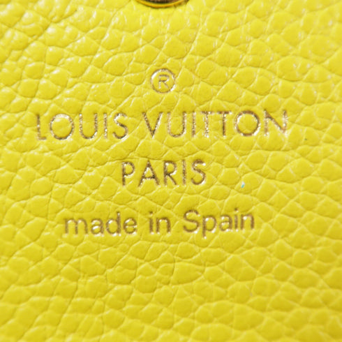 LOUIS VUITTON LV GHW Rosalie Coin Purse M81444 Leather Yellow