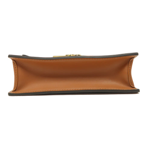 LOUIS VUITTON LV GHW Dauphine Chain Wallet Shoulder Bag M68746 Monogram Brown