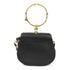 Chloe GHW Small Nile Bracelet Bag 2 Way Shoulder Bag Calfskin Leather Black