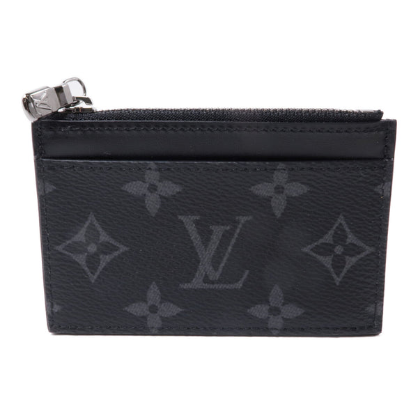 LOUIS VUITTON LV SHW Coin Card Holder Case M82253 Monogram Eclipse Black