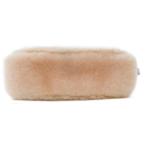 FENDI SHW Shoulder Crossbody Bag 8BR757 Wool Pink