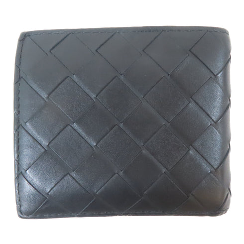 BOTTEGA VENETA BV Wallet Intrecciato Leather Black
