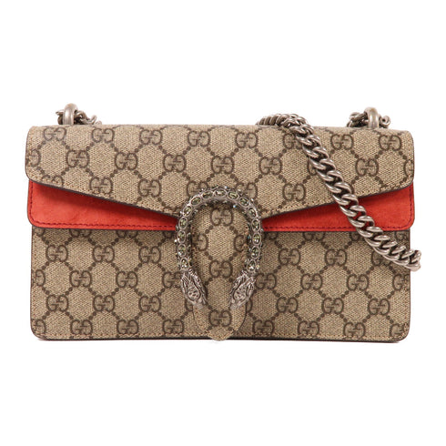 GUCCI GG SHW Dionysus Chain Shoulder Bag 499623 Coated Canvas