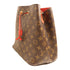 LOUIS VUITTON GHW Neo Noe MM Shoulder Handbag M44021 Monogram Coquelicot