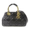 CHRISTIAN DIOR CD GHW Lady 95.22 2 Way Bag Calfskin Leather Black