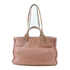 CHANEL CC SHW 2 Way Shoulder Handbag Tote Bag Fabric Pink