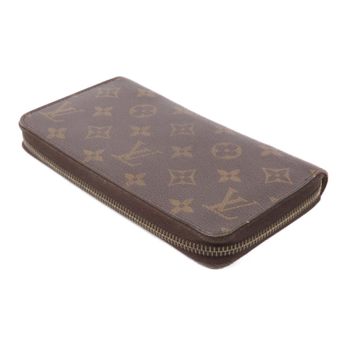 LOUIS VUITTON LV GHW Zippy Wallet M42616 Monogram Brown