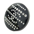 CHANEL CC PVC Brooch Black/White