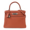 HERMES PHW Kelly 28 2 Way Shoulder Bag Taurillon Clemence Rouge