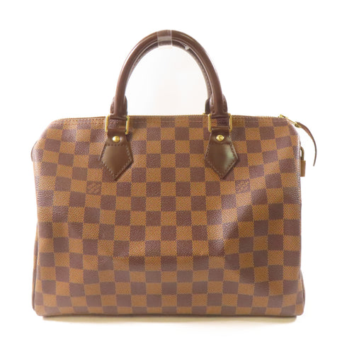 LOUIS VUITTON LV GHW Speedy 30 Handbag N41364 Damier Brown v1