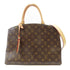 LOUIS VUITTON LV GHW Petit Palais 2 Way Shoulder Handbag Monogram Brown