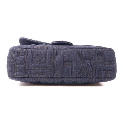 CHANEL CC SHW Chain Shoulder Bag Denim