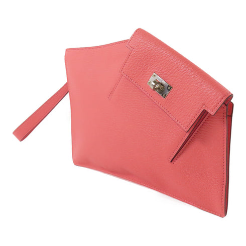 HERMES PHW Kelly Pocket To Go Pouch Chevre Leather