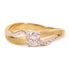 Jewelry 0.25ct Diamond Ring 3.2g 18K Yellow Gold US#6.5