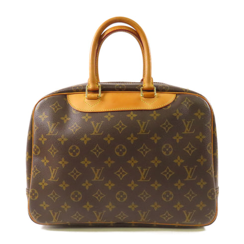 LOUIS VUITTON LV GHW Deauville Handbag M47270 Monogram Brown
