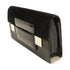Delvaux SHW Hand Bag Clutch Leather/Suede Black