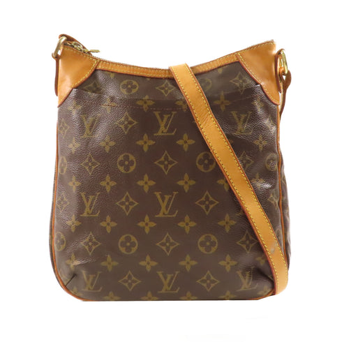 LOUIS VUITTON LV GHW Odeon PM Shoulder Bag M56390 Monogram Brown