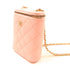 CHANEL CC GHW Chain Shoulder Bag Calfskin Leather AS3710 Pink
