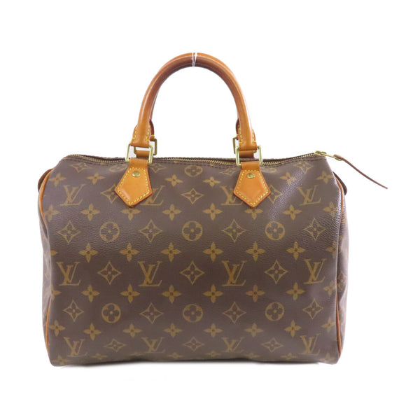 LOUIS VUITTON LV GHW Speedy 30 Boston Handbag M41108 Monogram Brown