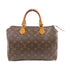 LOUIS VUITTON LV GHW Speedy 30 Boston Handbag M41108 Monogram Brown
