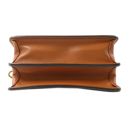 LOUIS VUITTON LV GHW Mini Dauphine Shoulder Bag M44580 Monogram Reverse Brown