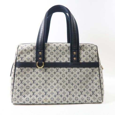 LOUIS VUITTON LV GHW Josephine GM Handbag M92211 Canvas Beige/Navy