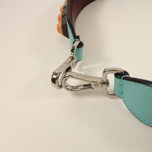 FENDI SHW Strap Shoulder Calfskin Leather